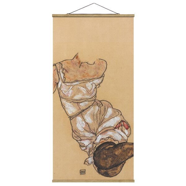 Rosalind Wheeler Wandbild Female Torso In Underwear Von Egon Schiele